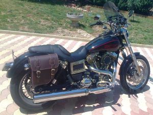 Sacoche Myleatherbikes Harley Dyna Low Rider (39)